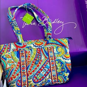 Vera Bradley Marina Paisley Tote Bag